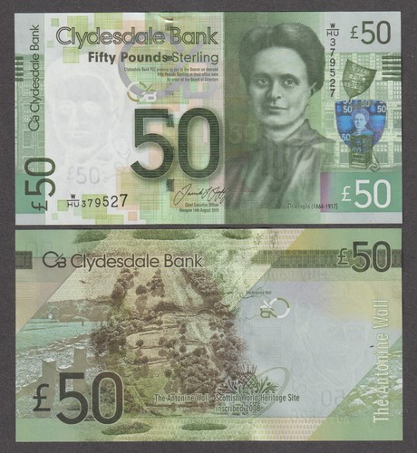 Unc clydesdale bank - clydesdale, fifty