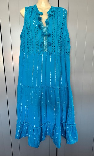 Monsoon sidne sleeveless blue - sleeveless,