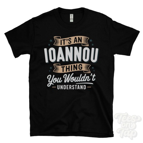 Ioannou thing you - it's,