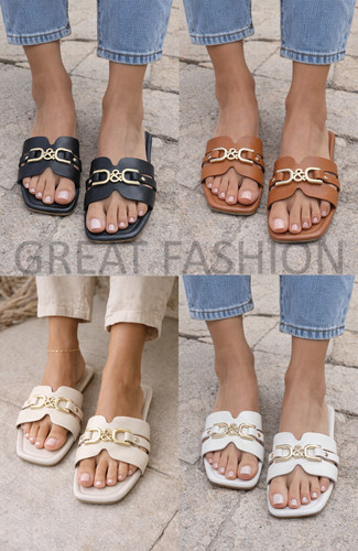 Ladies sandals womens slip - ladies, on