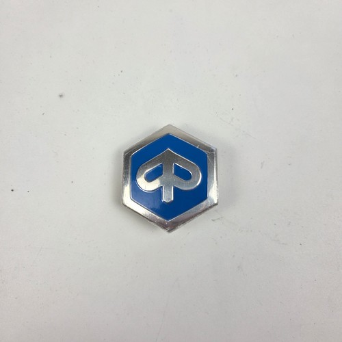 Blue front logo - front, piaggio