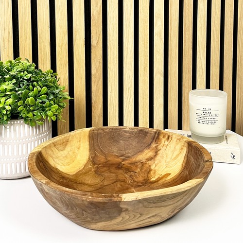 Rustic wood bowl coffee table - rustic,
