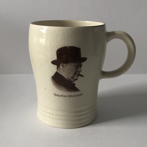 Wartime churchill mug - churchill, crown