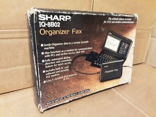 VINTAGE Sharp Electronic Organizer IQ- 8B02.BOXED WITH MANUAL