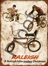 RALEIGH CHOPPER #s155 SIGN 8 x
