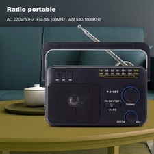 AM FM Radio Transistor Short Wave Radio Powered by 3V Two Battery Indoor Outdoor