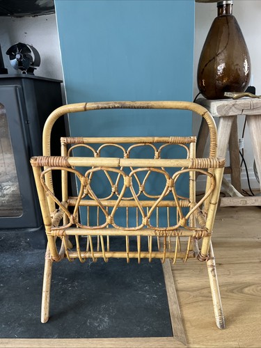 1970s vintage rattan magazine - vintage,