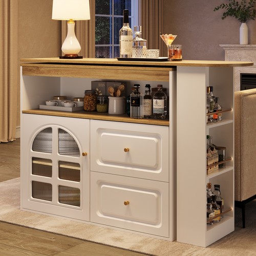 Rotating sideboard bar table - bar,