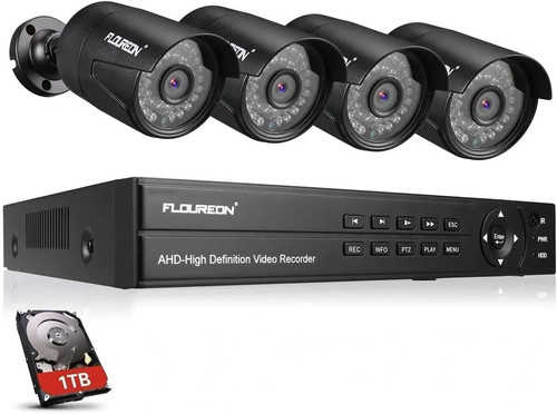 Floureon wired hybrid dvr - wired,