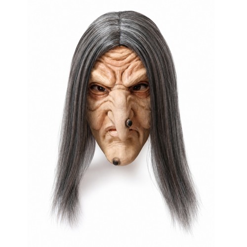 Horror mask with - with, hair