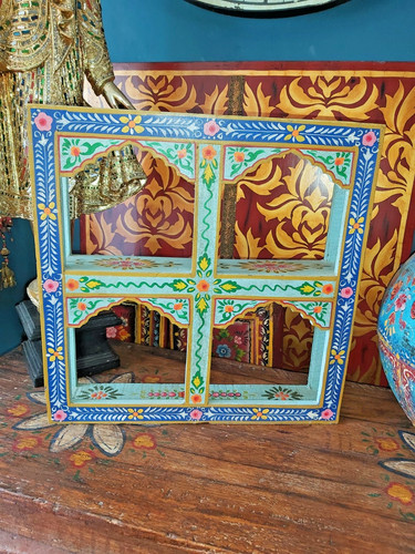 Vintage indian hand painted - indian,