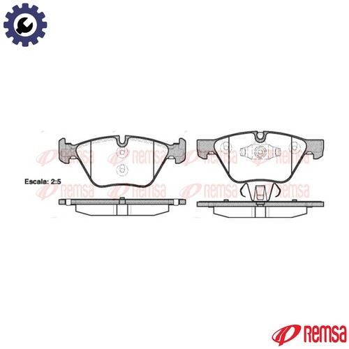 Brake pad set disc - pad,