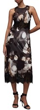 Allsaints Alula Mars Dress - Silk Mix - Size 16 - Worn Once VGC £239