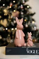 Set of 2 Rabbits Figurine