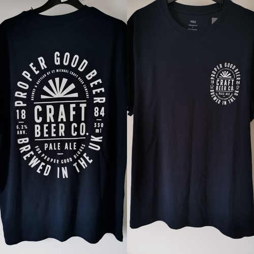 Mens pure cotton brewery - m&s,