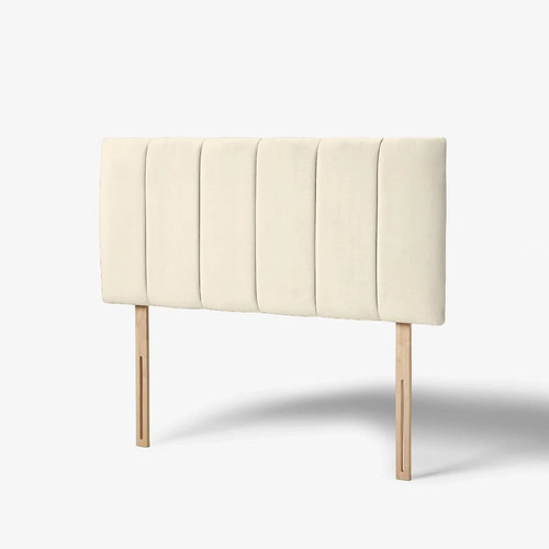 Cream lined headboard - cream,