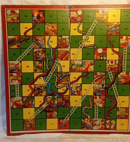 1930s snakes ladders game - 1930s,