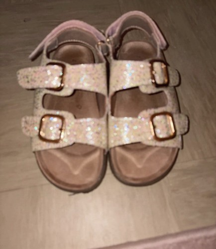 Girls glittery sandals - girls, size