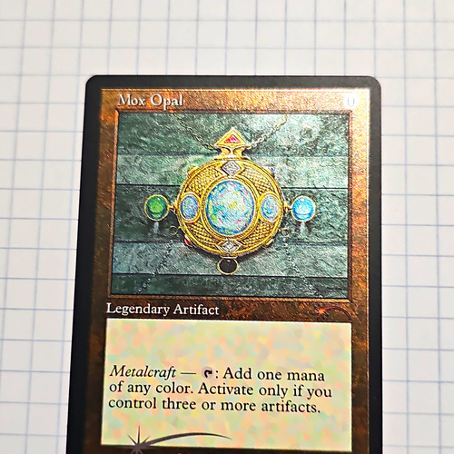 Mtg mox opal etched foil - mtg,
