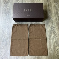 Authentic gucci brown shoe - authentic, box
