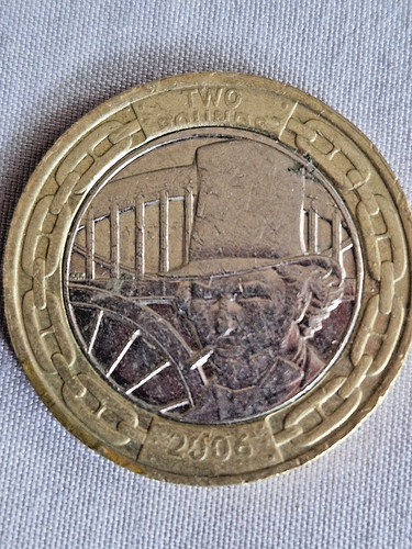 Rare coin pound - coin, pound-'isambard