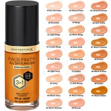 MAX FACTOR Facefinity 3-in-1 Long Lasting Vegan Foundation SPF20 30ml *CHOOSE*
