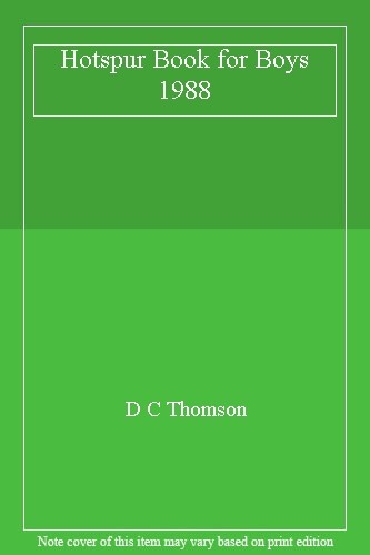 Hotspur book for boys - book,