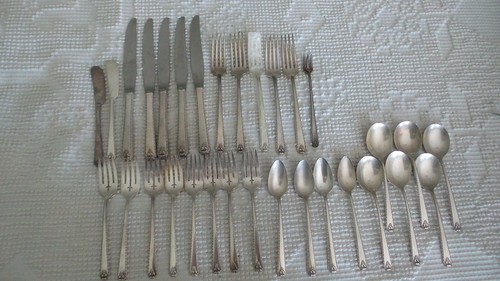 Vintage silverplate flatware - vintage,