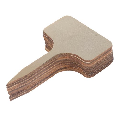 Wooden shape plant - wooden, labels