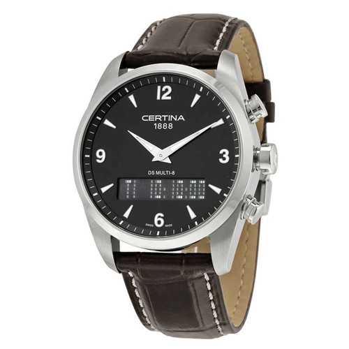 Certina multi black dial - multi-8,
