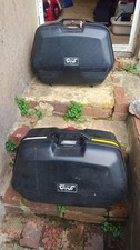 GIVI MONOKEY  VINTAGE LUGGAGE PANNIERS CASE 34 or 32 L 2 Keys Black