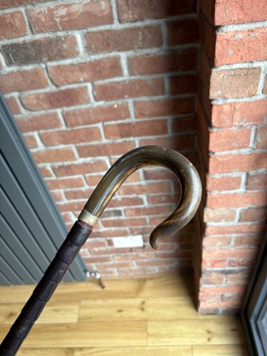 Black crook handle walking - crook,