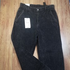 Zara Carrot Fit W29 Black Cord