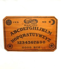 Antique William Fuld 1919 Ouija Board Wood Small 18 X 12 Vintage Wooden