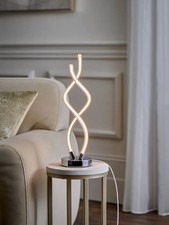 Next Chrome Mika LED Table