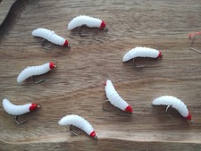 fake maggots for fly fishing