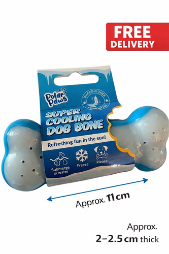 Cooling dog bone chew toy - bone,