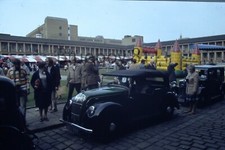  35mm Slide Vintage Morris 8  Halifax Piece hall Classic Car Show 1980's