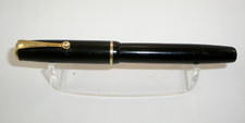 Vintage Parker Moderne Button Filler Fountain pen Original gold nib Canada1930s
