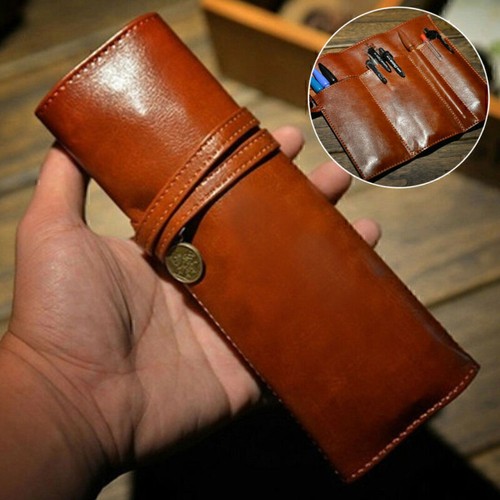 Retro pencil case - , pu