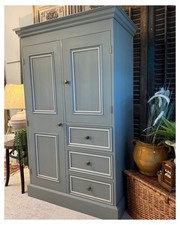 Painted Wardrobe With Drawers