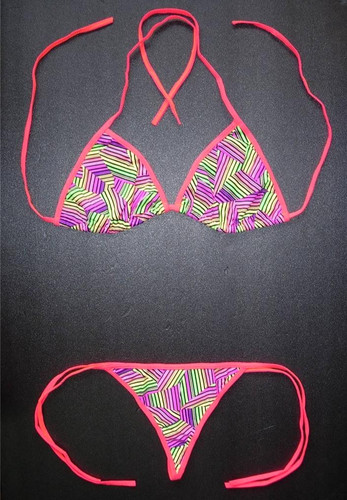 Sexy beaded micro bikini - micro, set