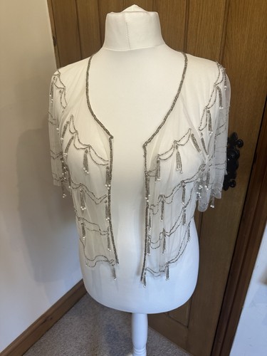 Beaded bolero jacket size - bolero,
