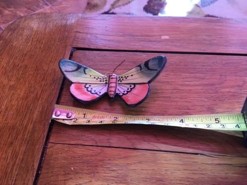 Ceramic butterfly wall plaque - butterfly,