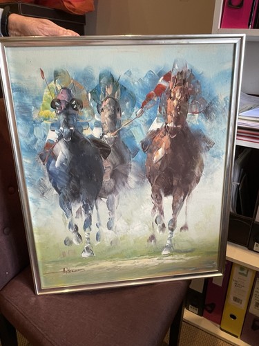 Anthony veccio racetrack horse - racetrack,