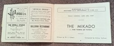 1949 oyly carte - carte, programme