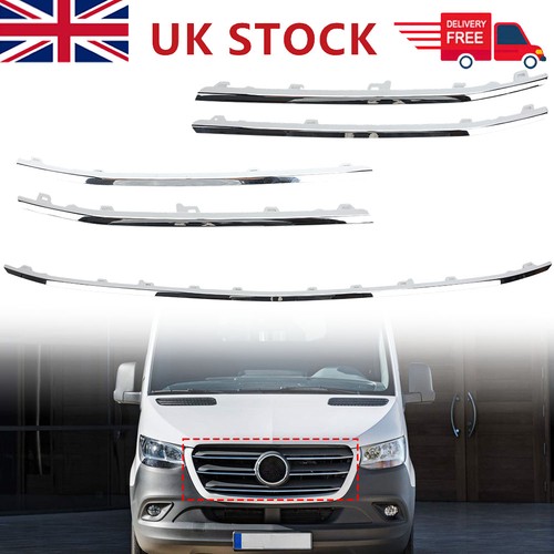 5pcs chrome front grill - 5pcs,