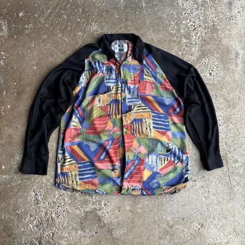 Black multicolour pattern - black, &