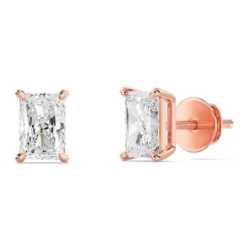 18k rose gold moissanite - rose,