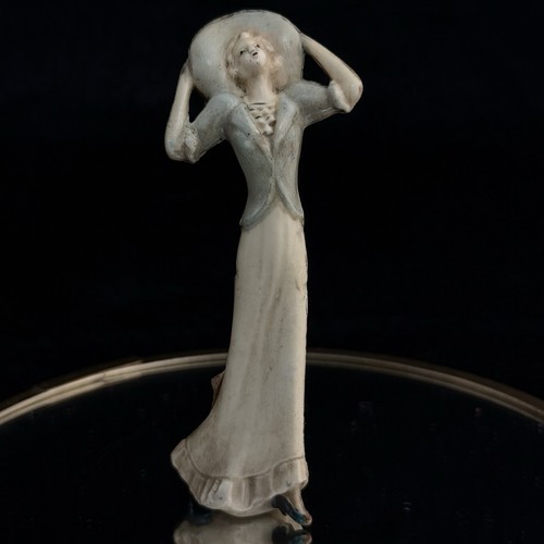 Celluloid miniature lady - miniature,